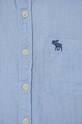 Chlapec Detská bavlnená košeľa Abercrombie & Fitch KI225.4050 modrá