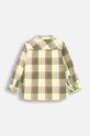 Coccodrillo koszula bawełniana niemowlęca ZC4136101SBN zielony AW24
