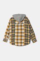 Детская хлопковая рубашка United Colors of Benetton 5U7ECQ038.G.Seasonal жёлтый AW24