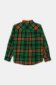 United Colors of Benetton camicia di cotone per bambini 5LQHCQ039.G.Seasonal verde AW24