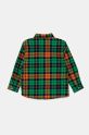 United Colors of Benetton camicia di cotone per bambini 5LQHGQ024.P.Seasonal verde AW24