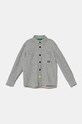 Παιδικό πουκάμισο United Colors of Benetton μακρύ γκρί 5LKLCQ03I.G.Seasonal