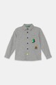Detská košeľa United Colors of Benetton dlhý sivá 5LKLGQ02C.P.Seasonal
