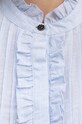 Βαμβακερό πουκάμισο Bruuns Bazaar ArgeratumBBIggi shirt BBW4094 μπλε