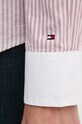 Tommy Hilfiger camasa din bumbac WW0WW42274 roz