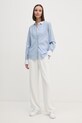 Tommy Hilfiger koszula bawełniana WW0WW42274 niebieski AW24