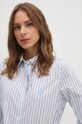 Хлопковая рубашка Tommy Hilfiger WW0WW42274 голубой AW24