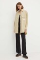 Calvin Klein Jeans koszula bawełniana J20J223867 beżowy AW24