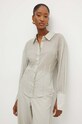 Patrizia Pepe camasa din bumbac cu modele gri 8C0710.A460