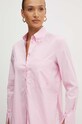 Βαμβακερό πουκάμισο Patrizia Pepe ροζ 8C0722.A4XB