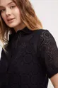 czarny Vilebrequin bluzka bawełniana LEONIE