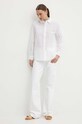Dkny koszula bawełniana DJ4W2004 biały AW24