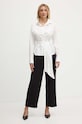 Weekend Max Mara koszula bawełniana 2425116071600 biały AW24