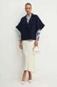 Weekend Max Mara koszula jeansowa 2425116081600 niebieski AW24
