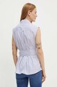 Одежда Хлопковая рубашка Weekend Max Mara 2425116121600 белый