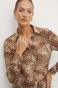 Guess koszula CLOUIS brązowy W4YH65.WDW82