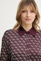 Košeľa Guess ALEXANDRA burgundské W4YH47.WF1T2