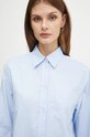 Pamučna košulja Pinko plava 103708.A1Y0