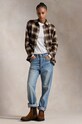 Одяг Бавовняна сорочка Polo Ralph Lauren 211923863 коричневий