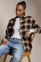 Бавовняна сорочка Polo Ralph Lauren 211923863 коричневий