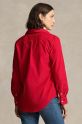 Košulja od samta Polo Ralph Lauren 211941496 crvena AW24