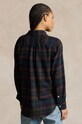 Polo Ralph Lauren camicia in misto lana 211941519 blu navy AW24