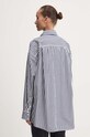 Îmbrăcăminte Tommy Jeans camasa din bumbac DW0DW19236 bleumarin