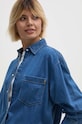Pepe Jeans camasa jeans BOYFRIEND SHIRT albastru PL304895HT8