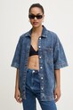 Džínová košile Moschino Jeans modrá 0214.8224