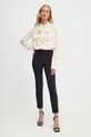 Сорочка Elisabetta Franchi CA06846E2 бежевий AW24