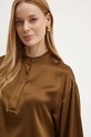 Hodvábna košeľa MAX&Co. hnedá 2426116081200