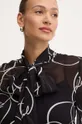 Блузка Karl Lagerfeld чорний 245W1604