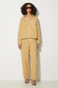 Carhartt WIP giacca di jeans Georgia I033747.1YH4J beige AW24