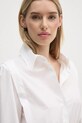 Хлопковая рубашка United Colors of Benetton белый 5UJFDQ09C