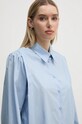 Хлопковая рубашка United Colors of Benetton голубой 5UJFDQ09C