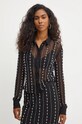 Versace Jeans Couture cămașă negru 77HALI13.CJM01