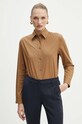 Max Mara Leisure koszula brązowy 2426116038600