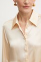 Luisa Spagnoli cămașă de mătase LEVRIERO 541544 bej