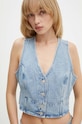 Levi's kamizelka jeansowa niebieski 000MU