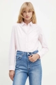 Levi's camicia in cotone regolare rosa 34574.0031