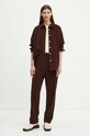 Πουκάμισο κοτλέ American Vintage PADO06AH24 καφέ AW24