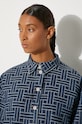 Kenzo camasa jeans Dropped Shoulders Shirt FE62DC2476J3.DS albastru