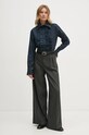 Βαμβακερό πουκάμισο Barbour Barbour x Alexa Chung LSH1657 σκούρο μπλε AW24
