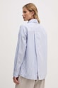 Odjeća Pamučna košulja Sisley 5WAZLQ07J plava