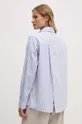 Abbigliamento Sisley camicia in cotone 5WAZLQ07J blu