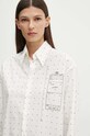 Бавовняна сорочка MM6 Maison Margiela білий S52DT0014.S78157