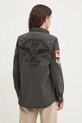 Odjeća Pamučna košulja Superdry W4010437A.AFB siva