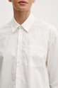 Bavlnená košeľa A.P.C. chemise boyfriend brodee COEVD.F12550 biela