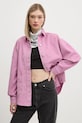Roxy koszula sztruksowa Kick Back Washed Cord różowy ERJWT03642