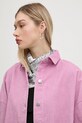 Manšestrová košile Roxy Kick Back Washed Cord ERJWT03642 růžová